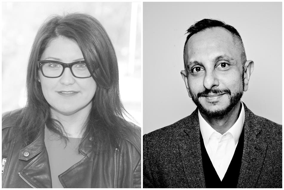 Fiona Lloyd (l) and Sanjay Nazerali promoted at Dentsu