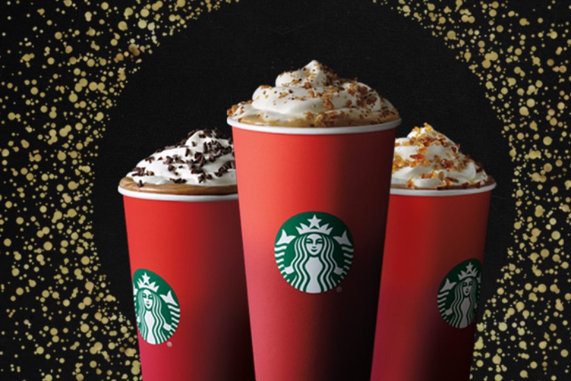 Starbucks: Christmas campaign includes a branded hash-flag of a red cup