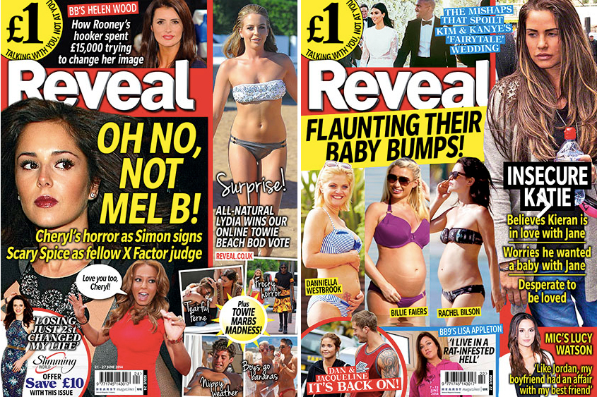 Hearst UK to shut celebrity weekly Reveal after circulation slump