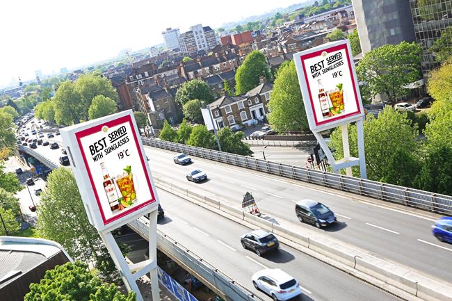 Pimm's: it has launched a weather activated OOH campaign