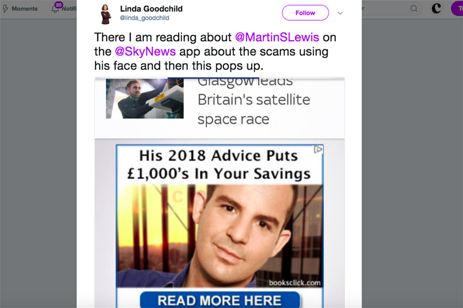 Google suspends 'scam' ads featuring Facebook accuser Martin Lewis