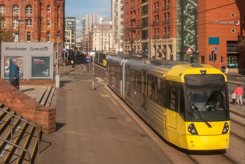 Transport for Greater Manchester tram.