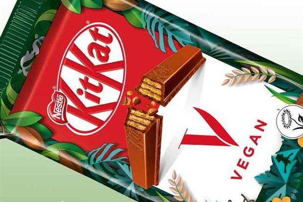 Nestlé: introduced a vegan version of KitKat earlier this year