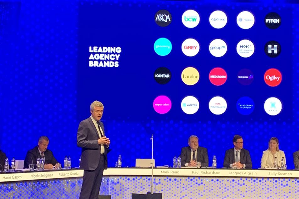 WPP: Read presents leading agency brands at AGM