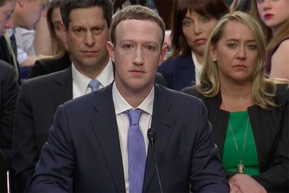 Mark Zuckerberg: appeared before US Congress