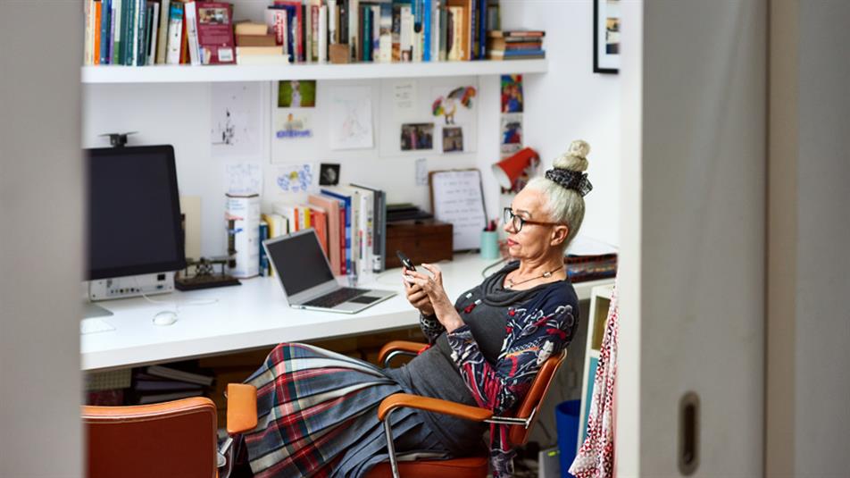 Older people who work from home more likely to stay in the workforce, ONS finds