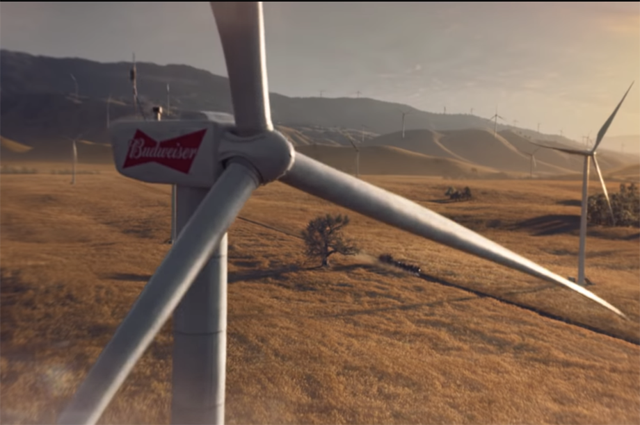 Budweiser's Super Bowl LIII commercial touts wind power - Minneapolis / St.  Paul Business Journal