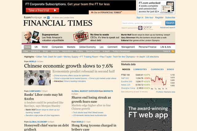 FT.com seeks fresh PR advice to compete in 'evolving media landscape'  PR Week