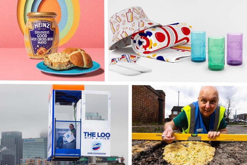 Pot Noodle and potholes, Domestos floating toilet, Cadbury hides World