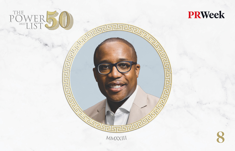 PRWeek Power List 2023 8. Damon Jones, Procter & Gamble PR Week