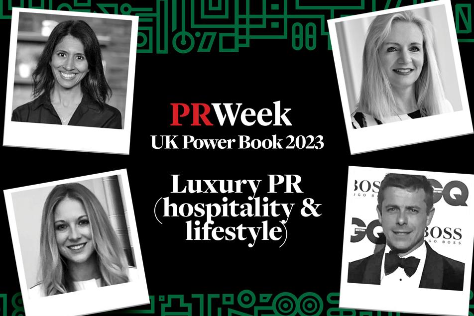 PRWeek UK Power Book 2023 Top 10 in Luxury PR (hospitality & lifestyle