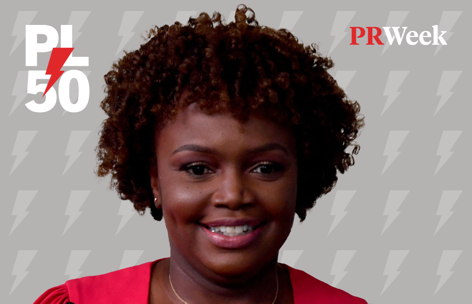 PRWeek Power List 2022 8. Karine JeanPierre, White House PR Week