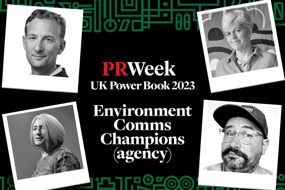 PRWeek UK Power Book 2023 The environment comms champions PR Week