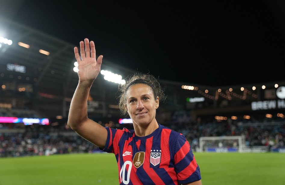 Soccer star Carli Lloyd willing and able to kick in the NFL 