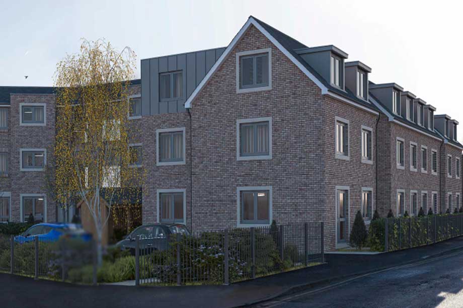 Retirement flats scheme held to provide sufficient amenity space