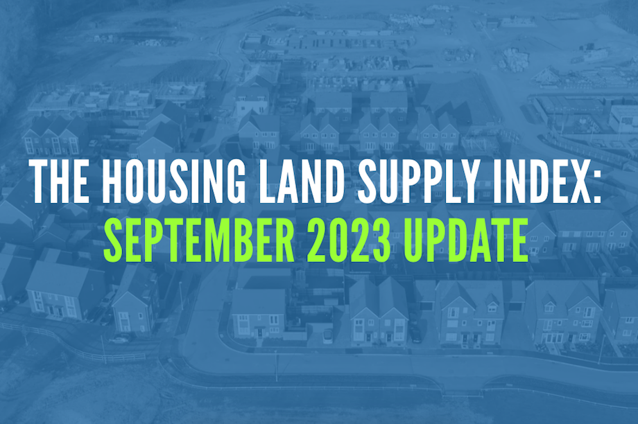 The Housing Land Supply Index September 2023 update Planning Resource