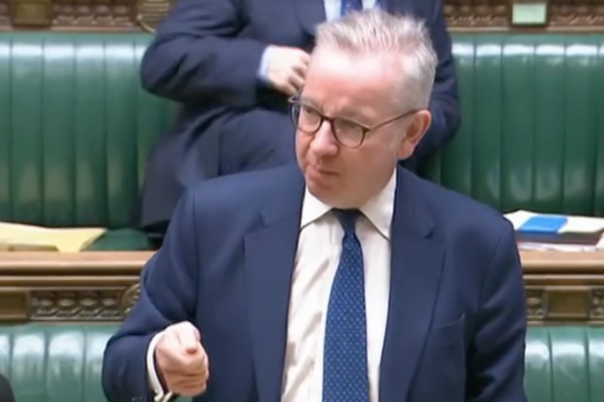 Gove Confirms Primacy Of Bill's National Development Management 