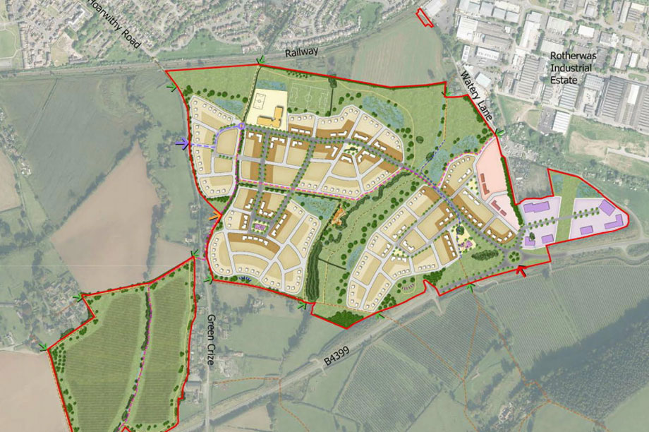 Plans submitted for 1,300home Hereford urban extension Planning Resource