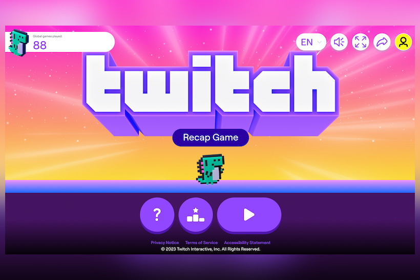 Twitch recaps year with side-scroller and streamer competition