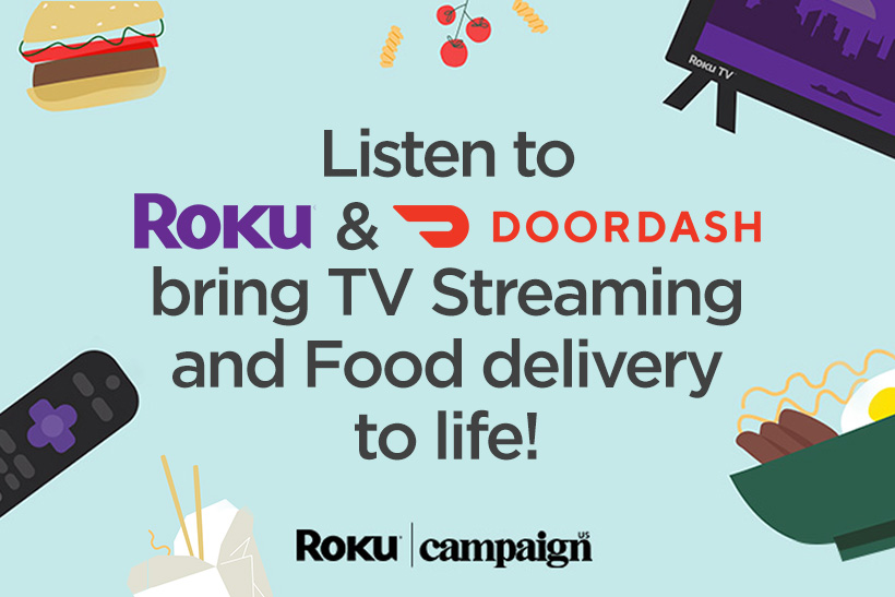 Roku and DoorDash Bring TV Streaming and Food Delivery to Life