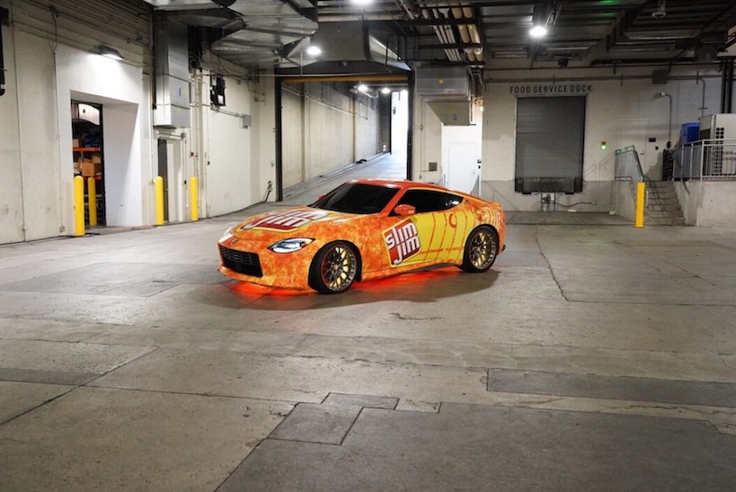 How Slim Jim responded when its Fast Meat car, a custom-built