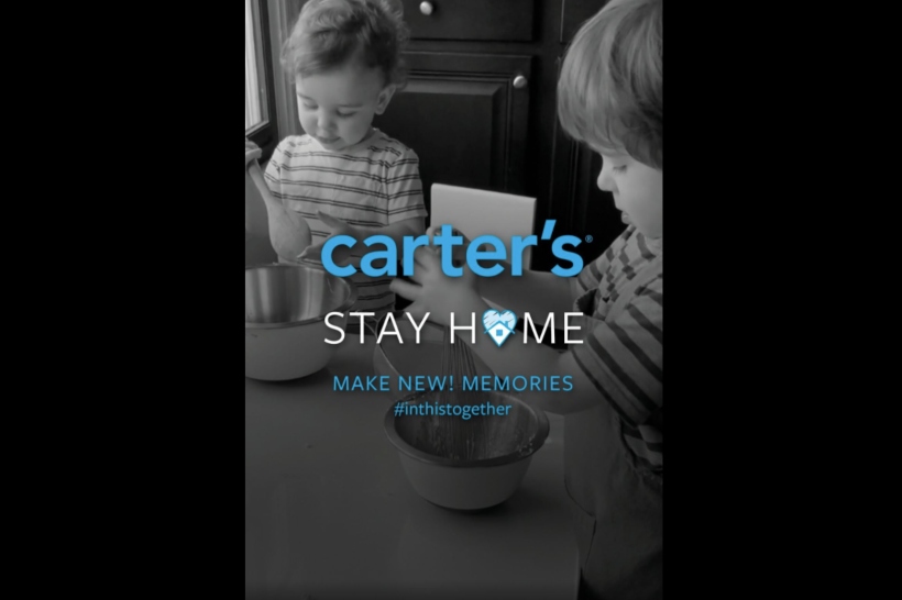 Carter's in-house team launches creative about making memories at home