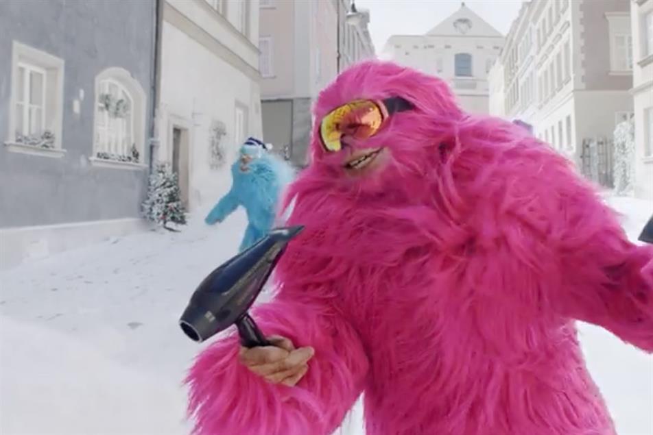 Argos "Christmas yetis" by CHI & Partners