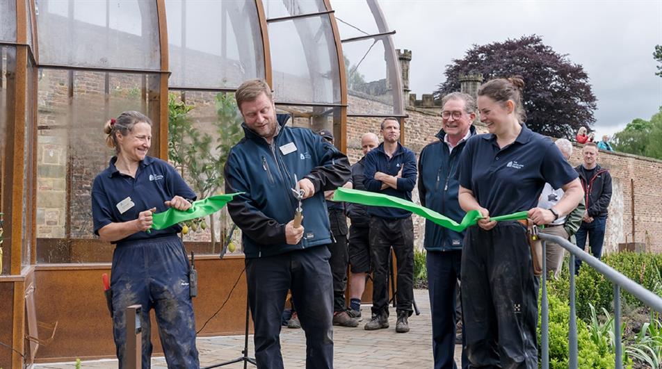 New walled garden unveiled at Auckland Castle | HortWeek