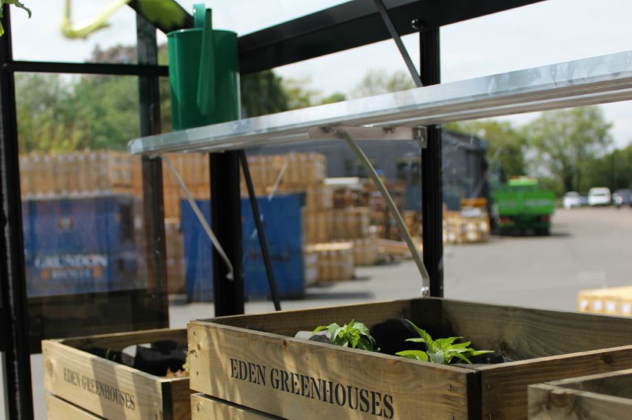 Eden Greenhouses launches shelving and staging system HortWeek