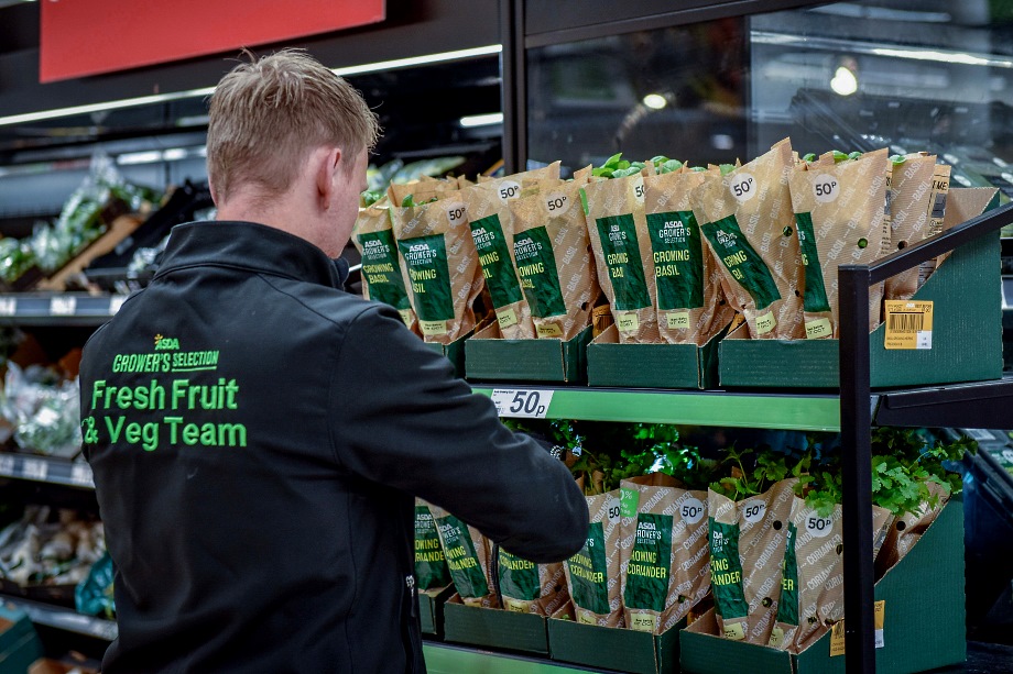Asda introduces plasticfree fresh herb pots HortWeek